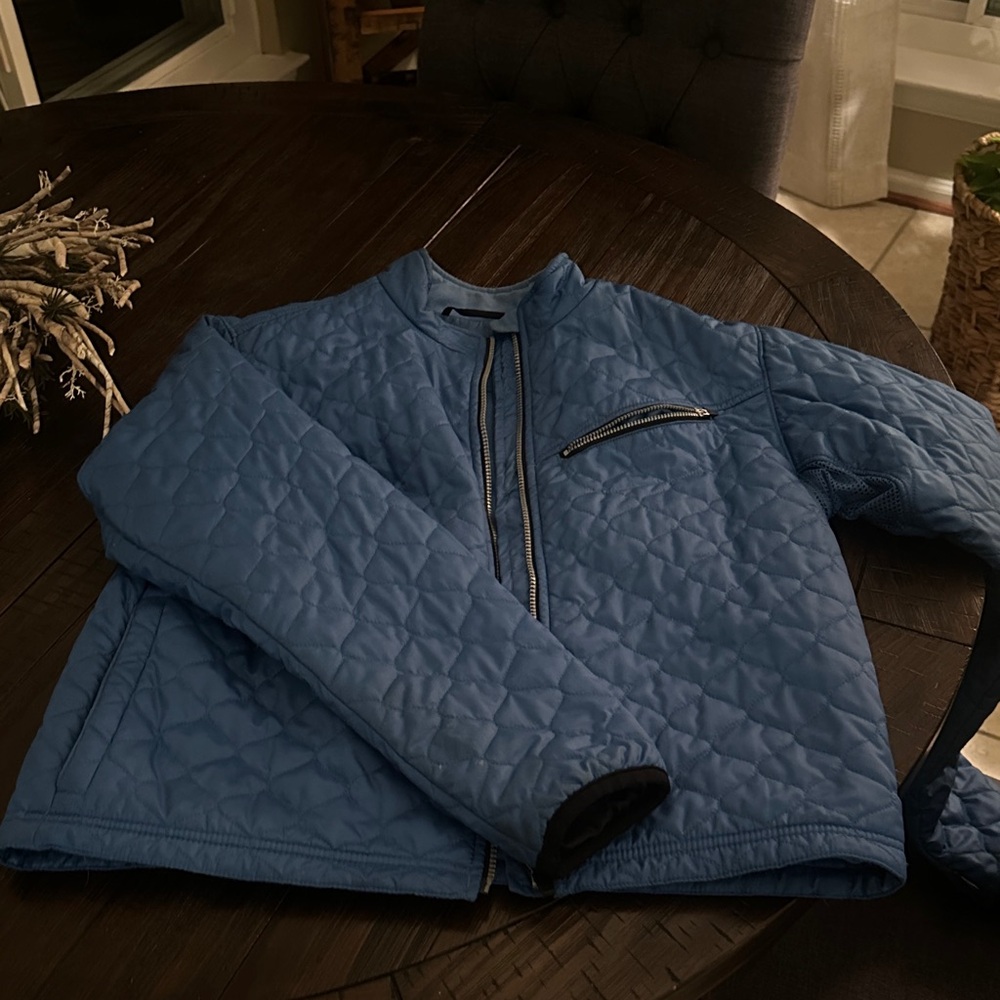 Obermeyer Blue Quilted Puffer Jacket
